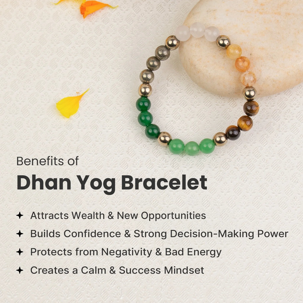 Astrotalk Dhan Yog Band Energy Stone Bracelet