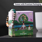 Japam Dhanlabh Crystal Band Bracelet with Natural Gemstone Beads